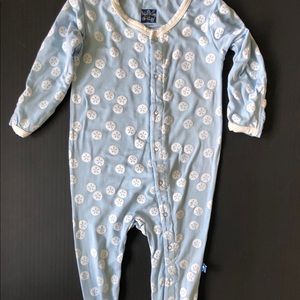 Kickee Pants Sand Dollars Footie Pajamas